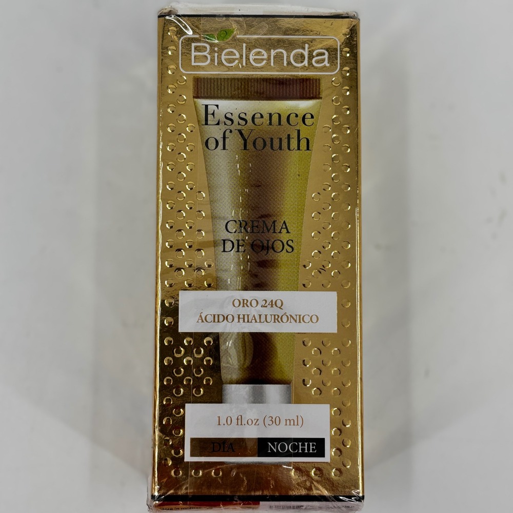 Bielenda Eye Cream Unisex 1.0oz Gold 24K Hyaluronic Acid Essence of Youth